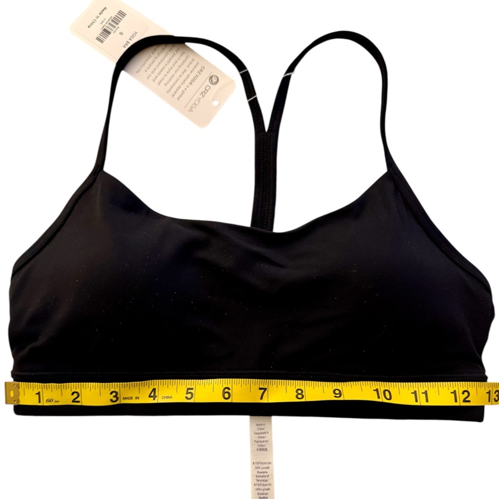 Black Yoga Bra - Picture 7 of 9